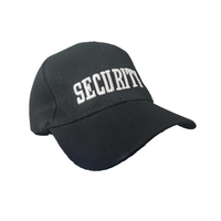 Fabric Black Security Cap