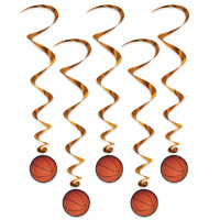 Basketball Whirls - Pk 5