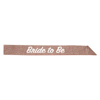 "Bride To Be" Glittered Sash