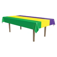 Mardi Gras Plastic Tablecover (137x274cm)*