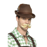 Brown Deluxe Bavarian Trenker Hat