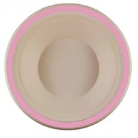 Light Pink Rim Sugarcane Bowls (16cm) - Pk 10