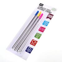 Resusable Stainless Steel Drinking Straw Set