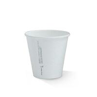 8oz. White Paper Single-Wall Takeaway Cups - Pk 50