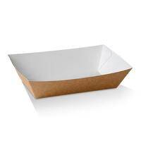 Large Kraft Takeaway Trays (17x9x5cm) - Pk 200