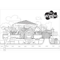 The Wiggles Party 'Colour Me' Placemats - Pk 8