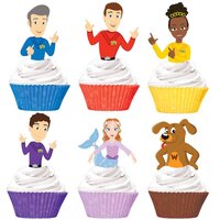 The Wiggles Party Cupcake Decoration Set - Pk 24