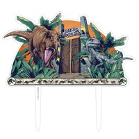 Jurassic World Into The Wild Acrylic Cake Topper