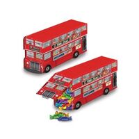 3-D Double Decker Bus Centerpiece