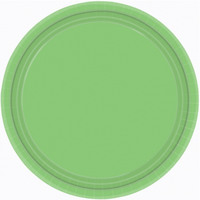 Paper Plates 17cm Round 20CT - Kiwi Pk 20