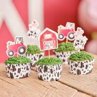 Farm Friends Cake Cupcake Toppers Pk 12