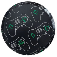 Game Controller Paper Plates NPC Pk 8