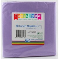 Lavender Lunch Napkins - Pk 50