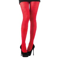 Solid Red Thigh High Stockings (Pair)