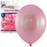Metallic Light Pink Balloon (30cm) - Pk 100
