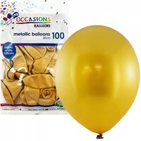 Metallic Gold Balloon (30cm) -  Pk 100