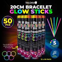 Glow Stick Bracelets In Tube 20cm x 5mm - Pk 50