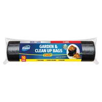Bin Liner Garbage Bag 140L 100cm x 140cm - 10pk - Black