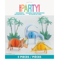 Partying Dino Centerpiece Decor Kit - Pk 5