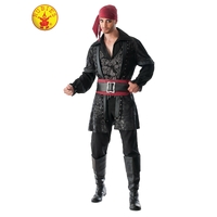 Black Beard Costume - Size Std