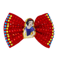 Disney Princess Snow White Red Sparkling Rhinestone Hair Bow