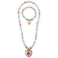 Disney The Little Mermaid Pearl Necklace & Bracelet Set