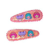 Polly Pocket Glitter Snap Clips