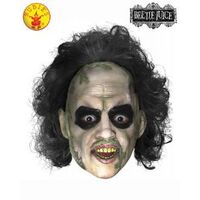 Beetlejuice 3/4 Vinyl Mask w/ Hair