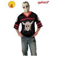 Adult Jason Voorhees Mask & Jersey Costume
