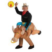 Adult Inflatable Bull Rider Costume