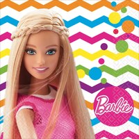 Barbie Party Paper Napkins - Pk 16