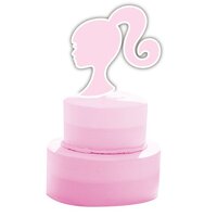 Barbie Ponytail Acrylic Cake Topper (12x22cm)