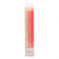 PINK Glitter Cake Candles (Pack of 12)*