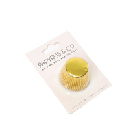 Mini GOLD Foil Baking Cups (35mm) - Pk 50