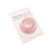Medium PASTEL PINK Foil Baking Cups (44mm) - Pk 50