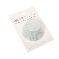 Medium WHITE Foil Baking Cups (44mm) - Pk 50