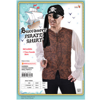 Adults Buccaneer White Pirate Shirt