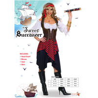 Women's Buccaneer Pirate Costume