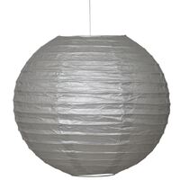 Paper Lantern 12" - Metallic Silver