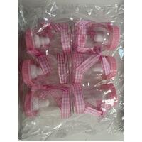 6Pc Sml Baby Bottles - Pink