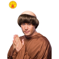 Adult Medieval Monk Wig
