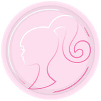 Barbie Large Paper Plates (23cm) - Pack of 6