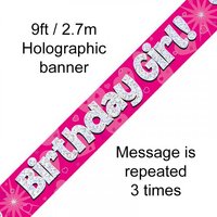 Birthday Girl Holo Banner (2.7M)