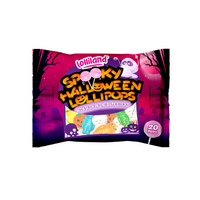 Halloween Lollipop w/ Glow in Dark Stick - Pk 20