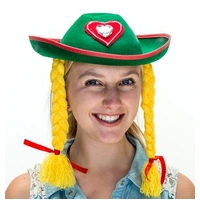 Alpine Oktoberfest Hat w/ Braids