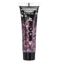 Holographic Pink Moon Chunky Glitter Gel