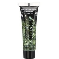 Holographic Green Moon Chunky Glitter Gel