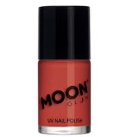 Intense Red Moon Glow Neon UV Nail Polish