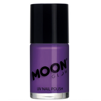 Intense Purple Moon Glow Neon UV Nail Polish