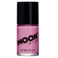 Pastel Pink Moon Glow Neon UV Nail Polish